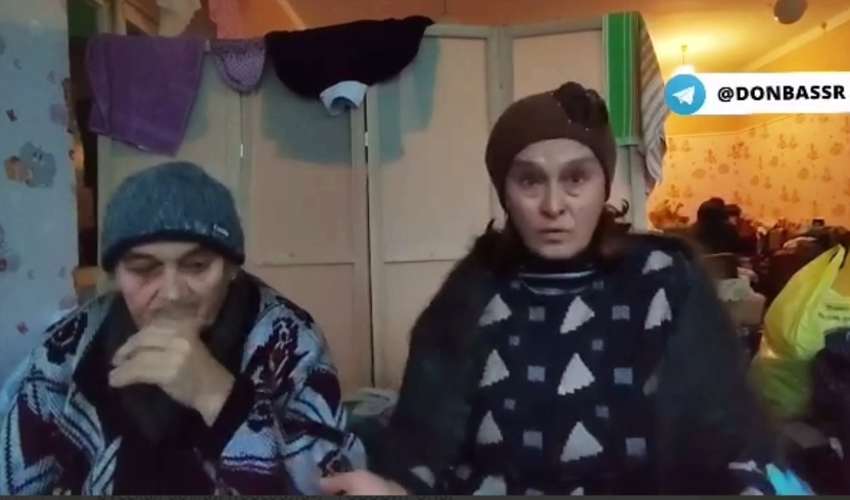 Колаборантка из Бахмута благодарит Россию за уничтоженный дом и хвастается, что у них теперь есть православие русский язык и культура