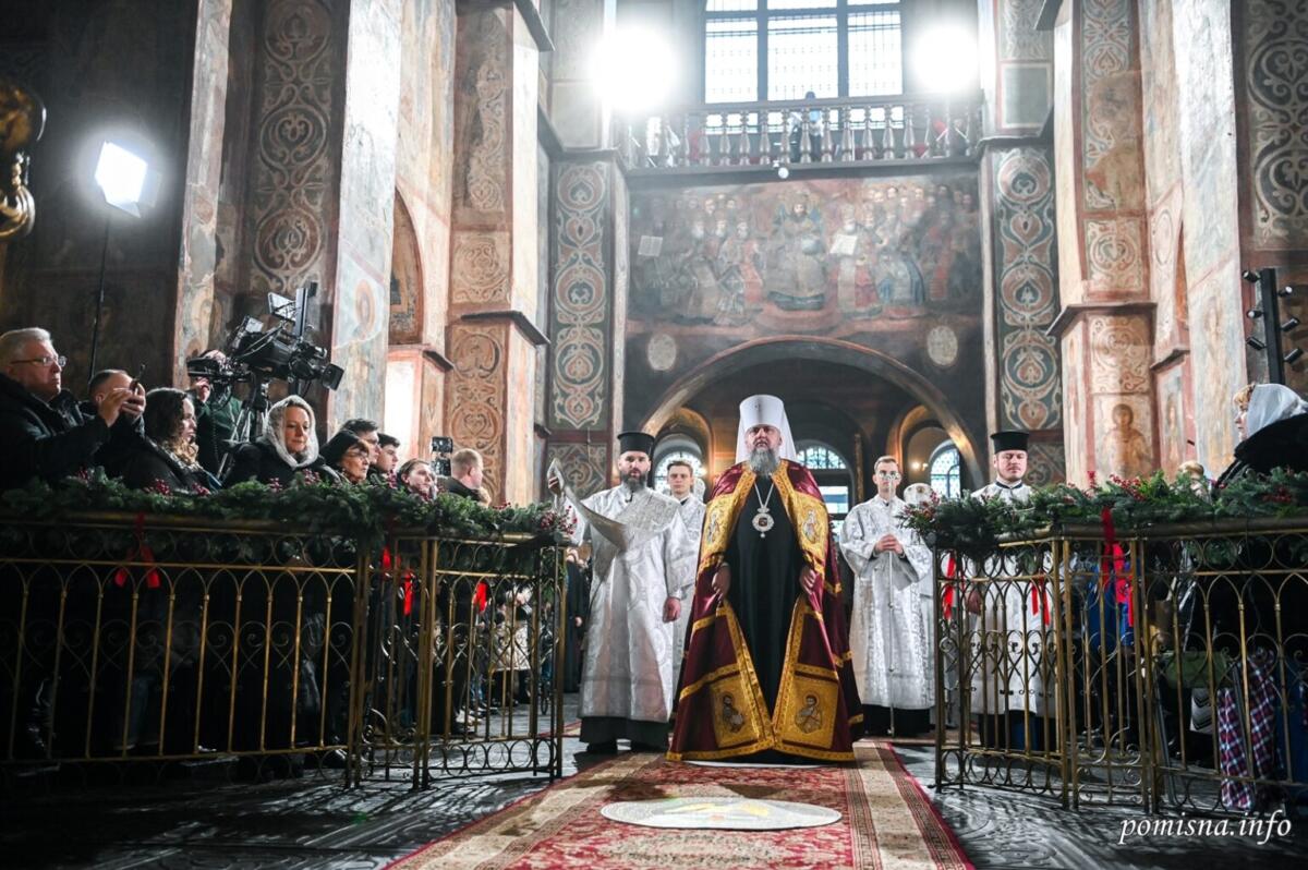 Предстоятель ПЦУ Епіфаній очолив Різдвяну Божественну літургію