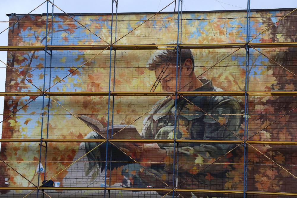 На Рівненщині зʼявиться новий патріотичний мурал