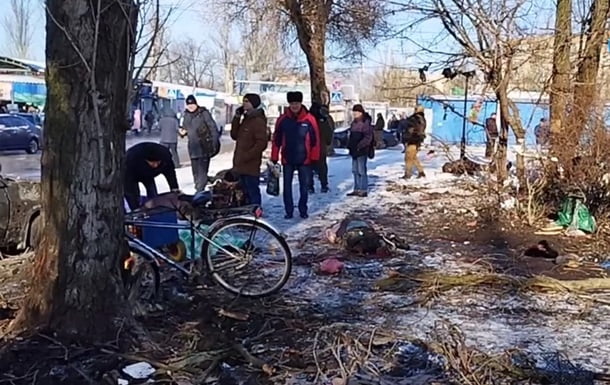 Ринок потрапив під обстріл в одному з мікрорайонів тимчасово окупованого Донецька