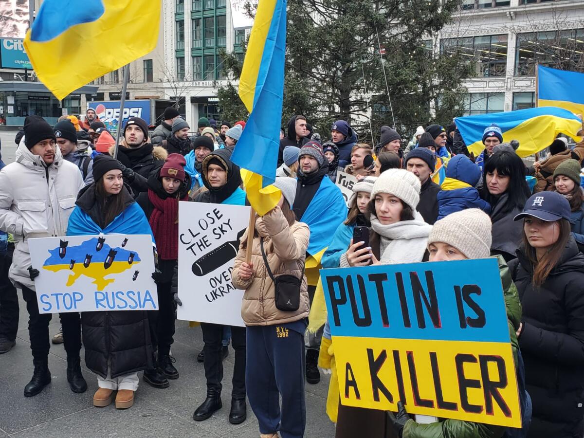 У Канаді активісти провели акцію на підтримку України