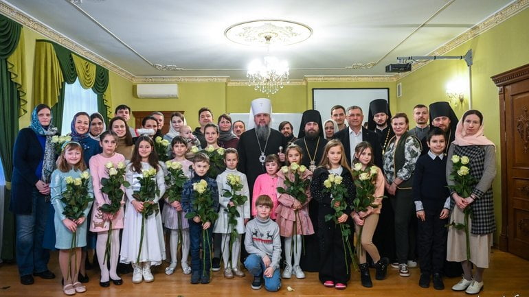 У Києво-Печерській лаврі митрополит Епіфаній відкрив першу недільну школу