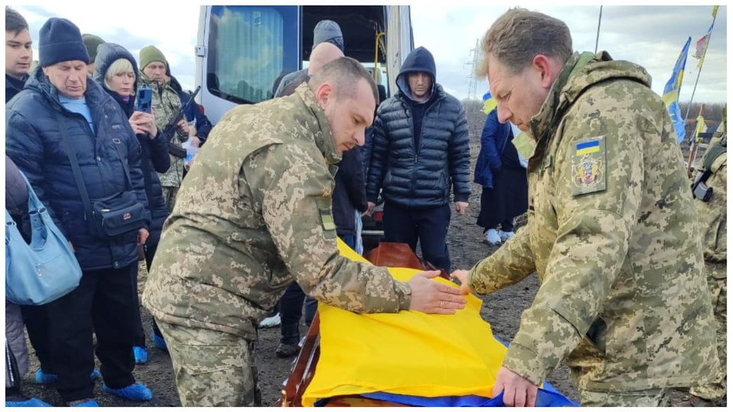 У Дніпрі поховали прикордонника з Луганщини, який загинув у бою з окупантами