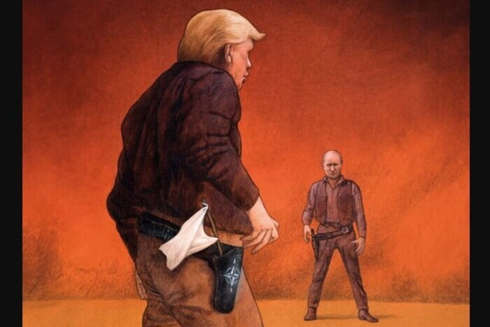 Наміри Трампа щодо Путіна показали на обкладинці польського видання