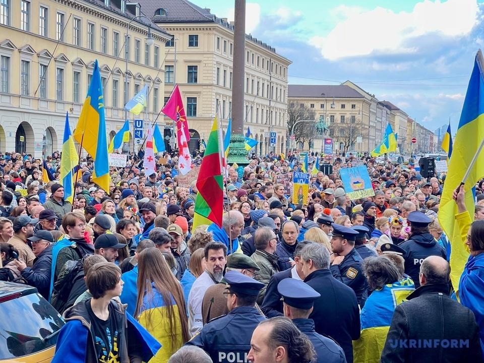У Мюнхені відбувся багатолюдний мітинг на підтримку України