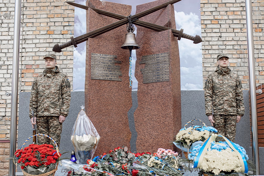 У Києві відкрили меморіал пам’яті загиблим бійцям Національної гвардії