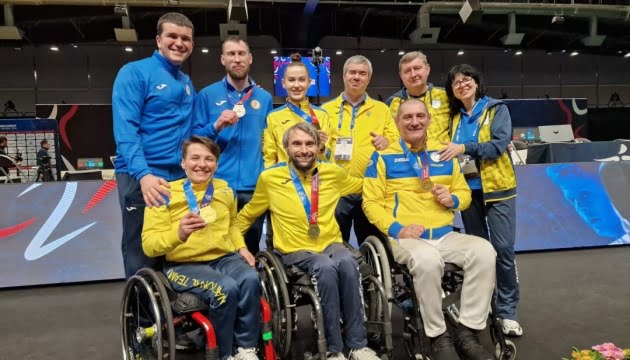На ЧЄ з фехтування паралімпійська збірна України здобула 18 медалей