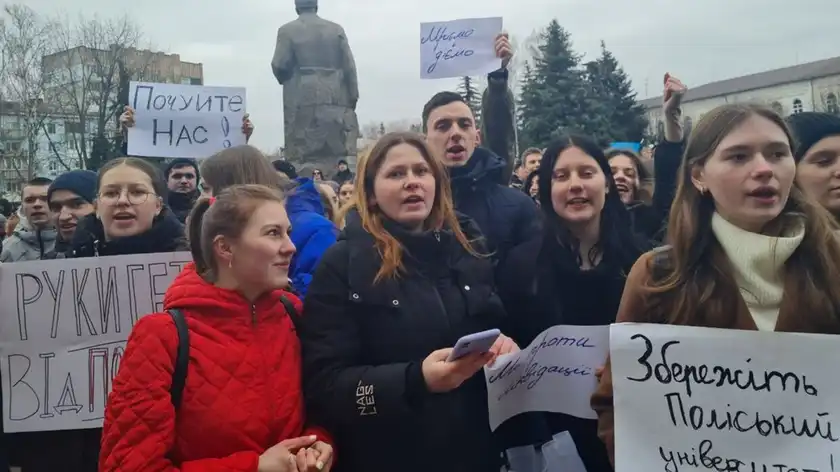 У Житомирі почалися студентські протести: в чому причина