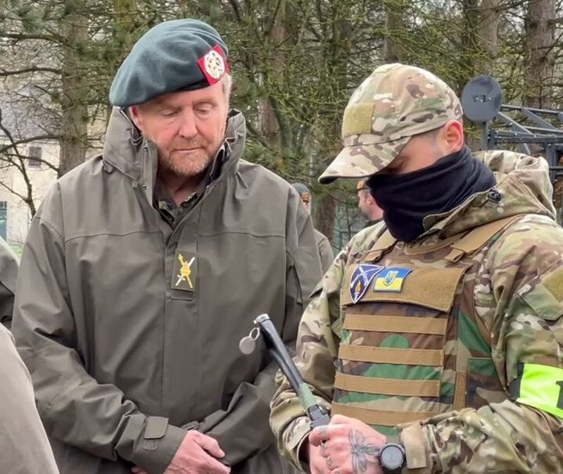 Навчання українських захисників відвідав король Нідерландів