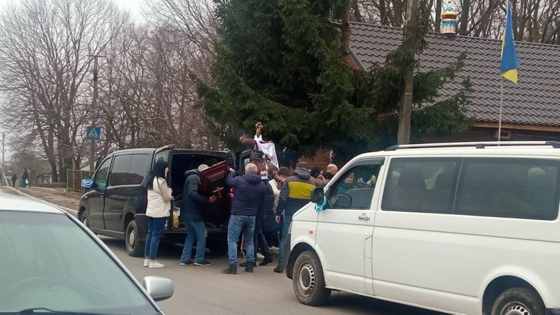 Подружжя, яке загинуло внаслідок російської атаки дронами, провели в останню путь на Вінниччині