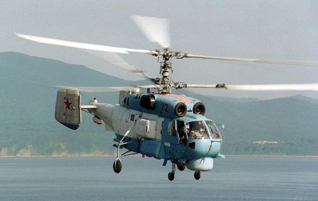 Російський гелікоптер Ка-27 знищений в окупованому Криму