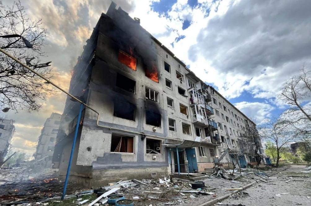 У Донецькій області російські війська скинули авіабомбу на Очеретине 