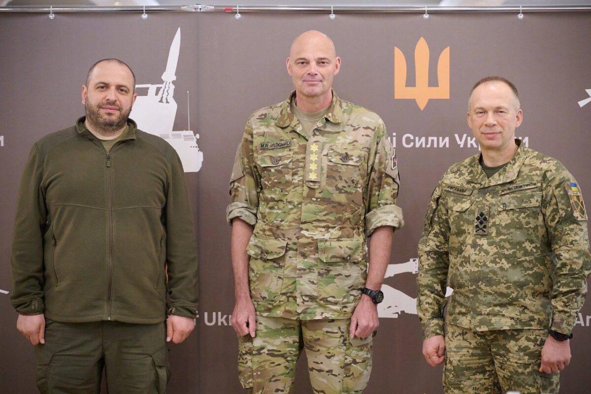 Сирський у Києві зустрівся з Командувачем оборони Данії