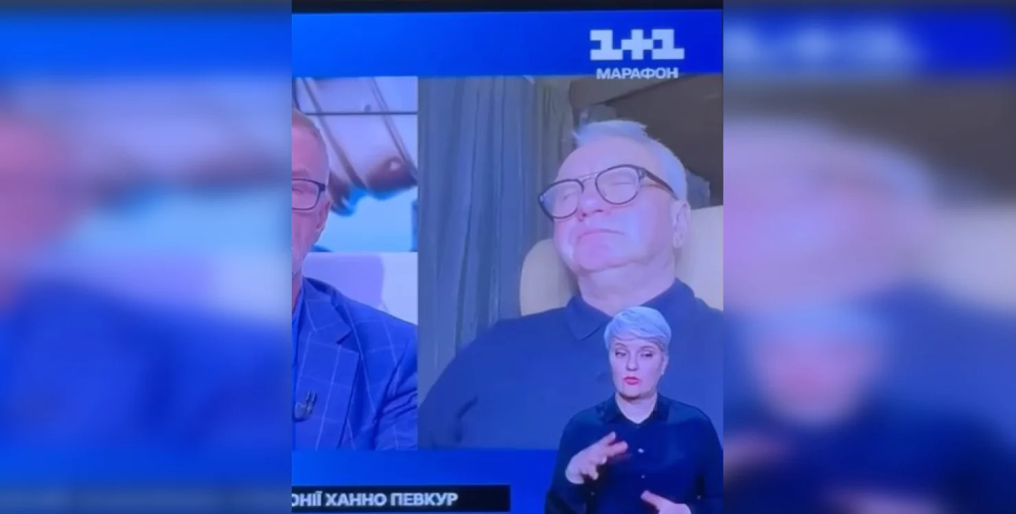 В ефірі телемарафону “Єдині новини” заснув народний депутат від фракції “Батьківщина” Олексій Кучеренко