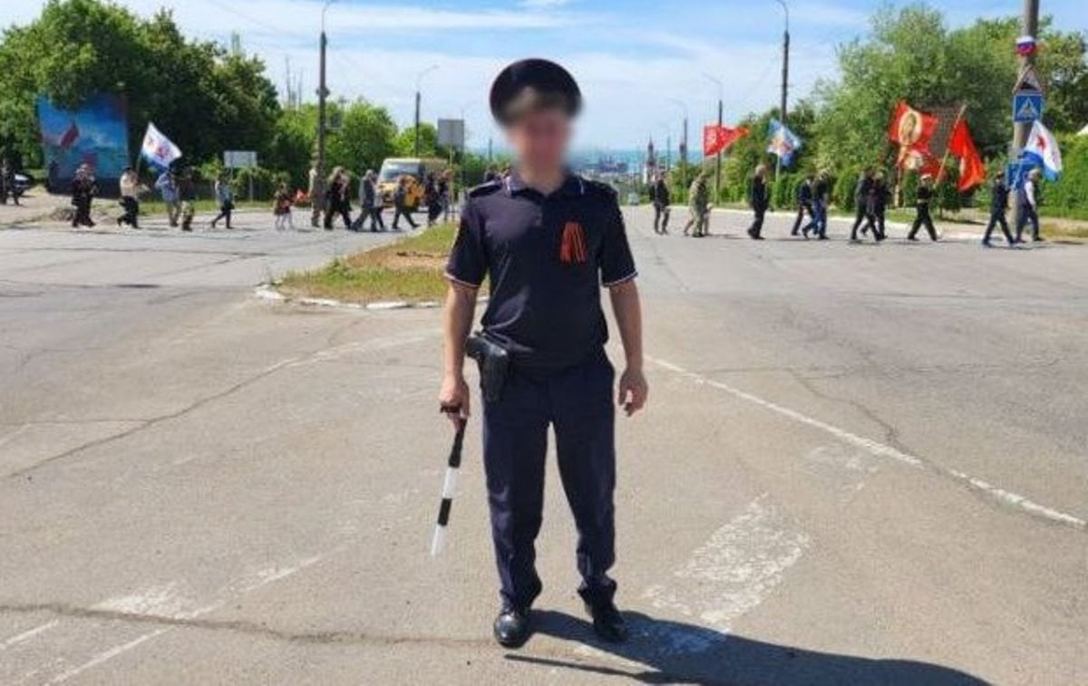 В окупованому Бердянську пропагандисти приховали обличчя всіх «гаїшників», які взяли участь в пропагандистській акції