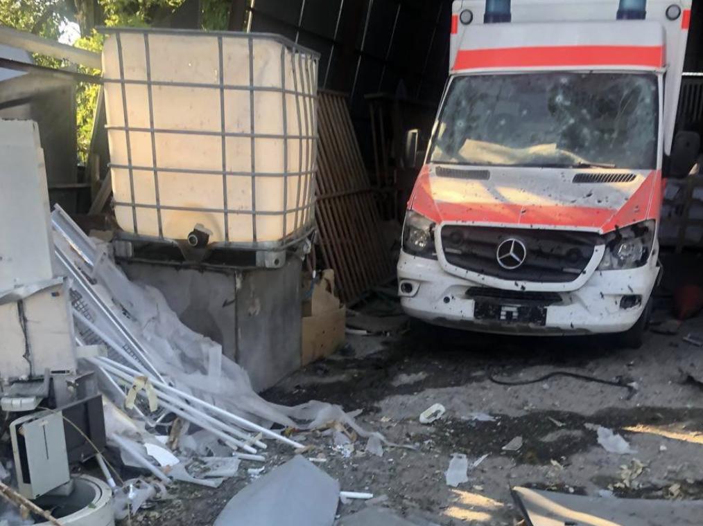 У Херсоні російські війська обстріляли медичний заклад