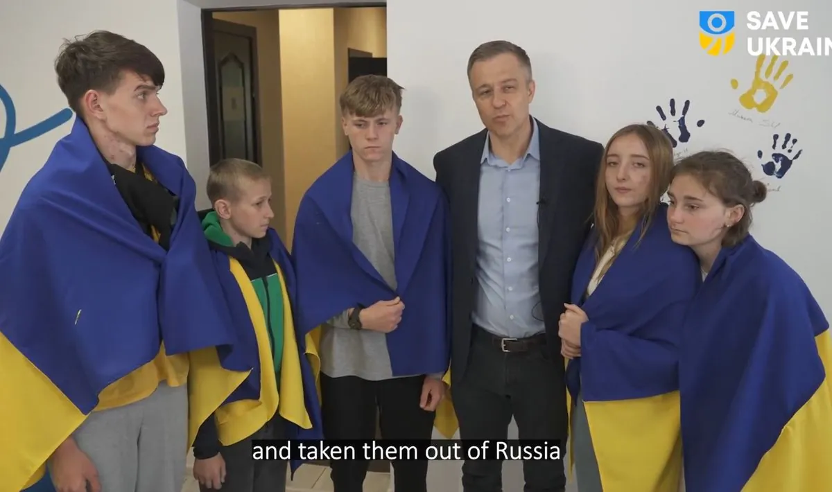 До України повернули п’ятеро депортованих у рф дітей-сиріт