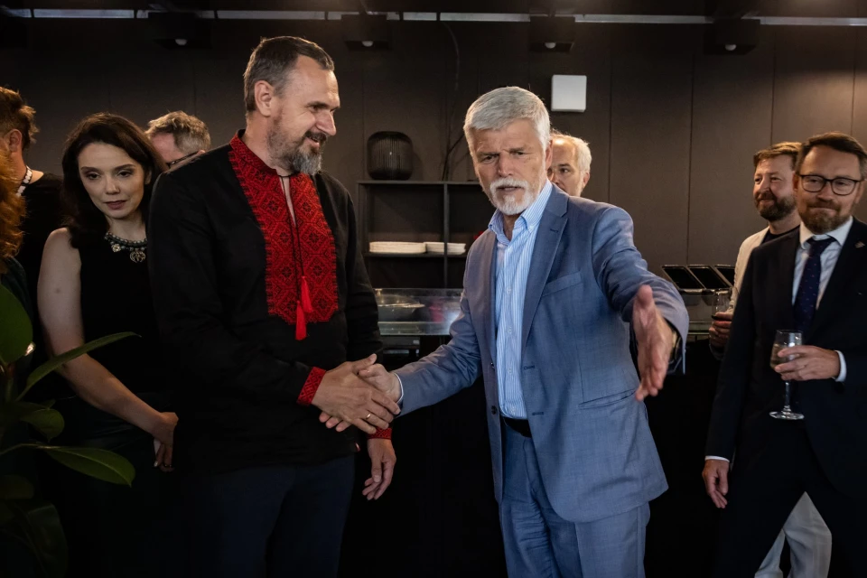 Режисер Олег Сенцов презентував у Чехії свій фільм про війну в Україні