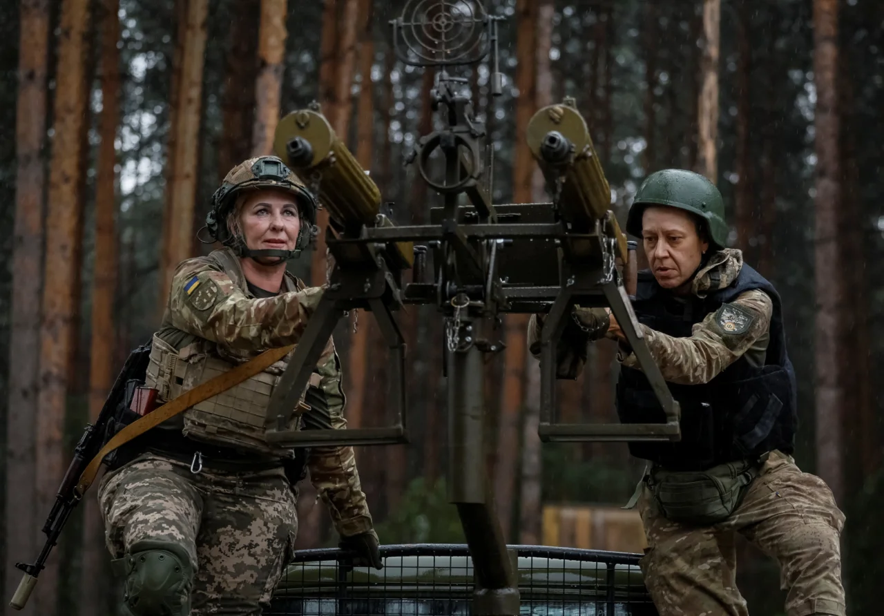 Небо над Київщиною боронять жіночі вогневі групи «Бучанські відьми»