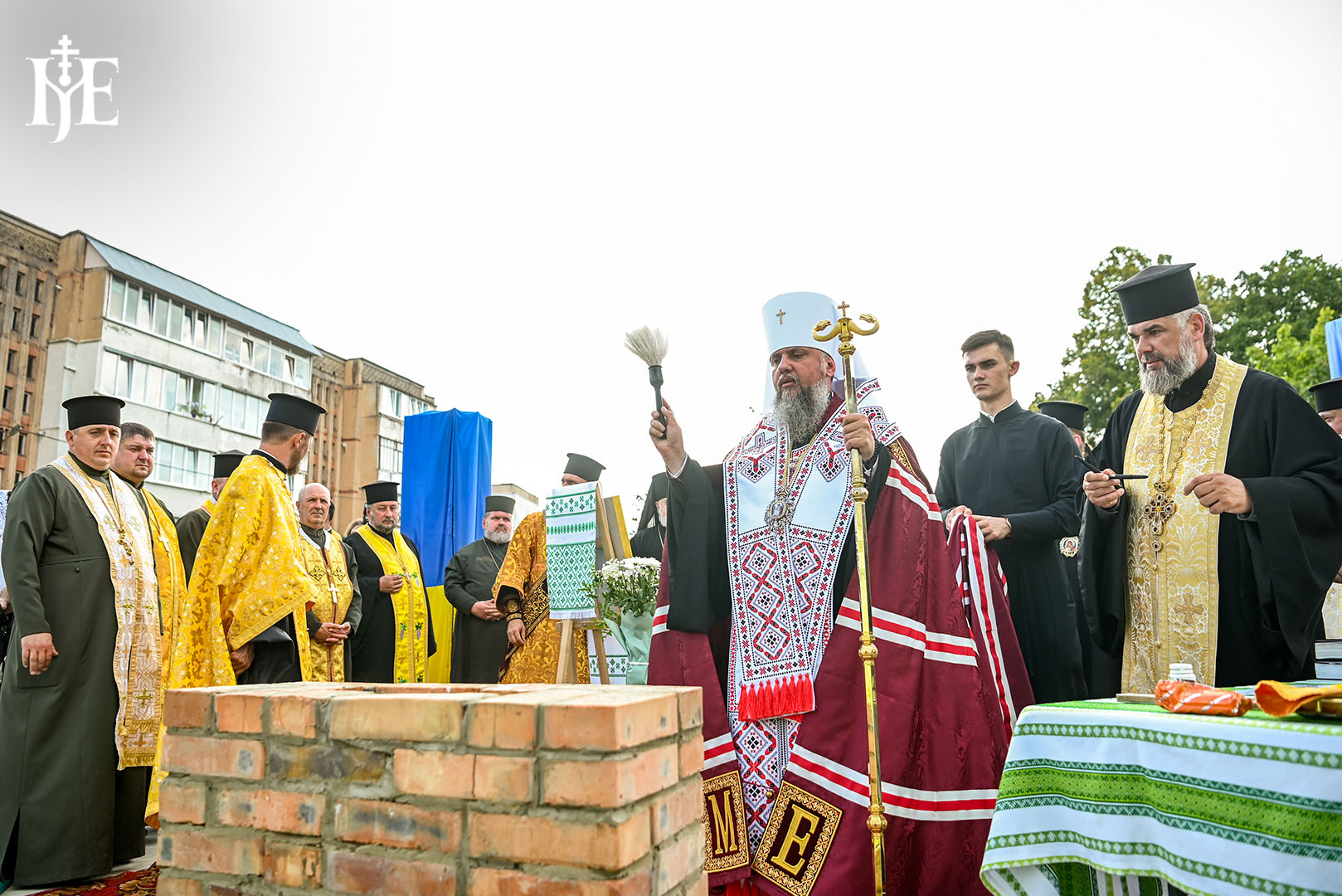 У Львівській області наріжний камінь для будівництва нового храму освятив предстоятель ПЦУ