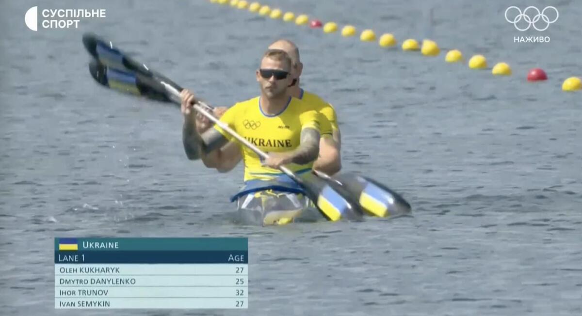 На Олімпіаді-2024 українська чоловіча команда фінішувала четвертою у веслувальному спринті