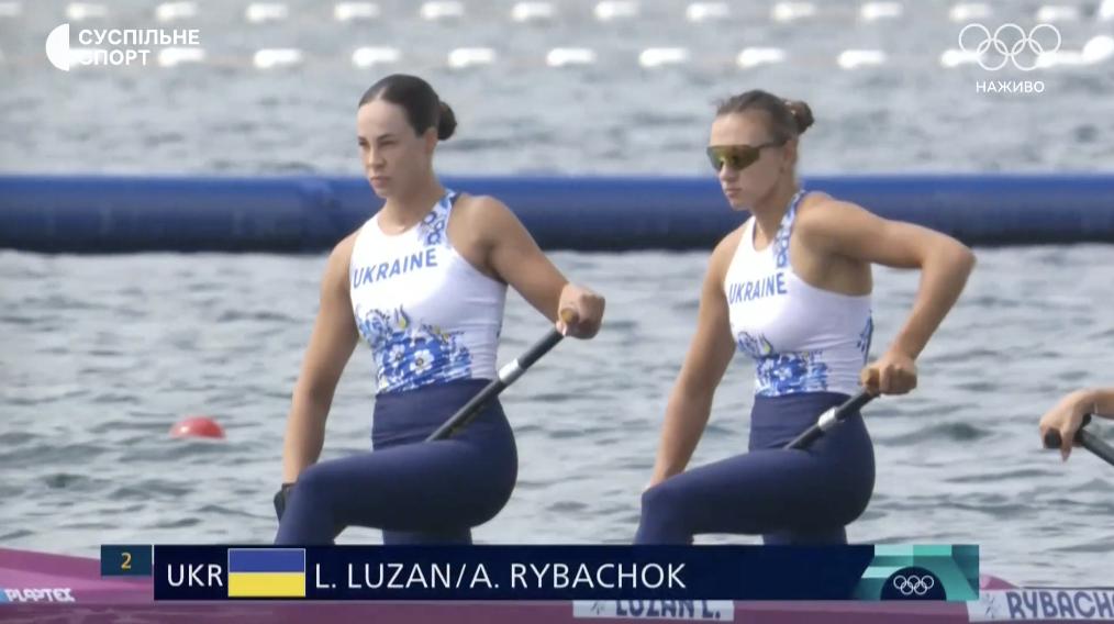 На Олімпіаді-2024 у змаганнях з веслувального спринту українки Лузан і Рибачок здобули срібну медаль