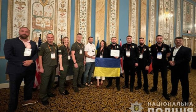 Представники української поліції вибороли призові місця на конкурсі у США