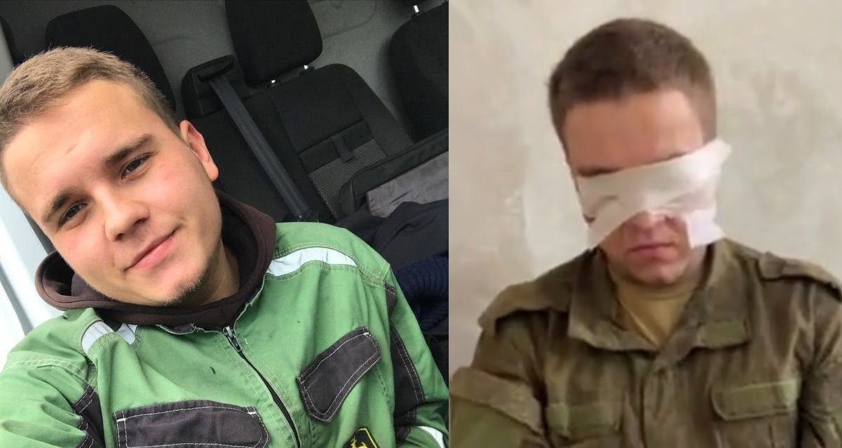 Був обміняний російський солдат-строковик, який розповідав, як кадировці тікали з опорного пункту у Курській області