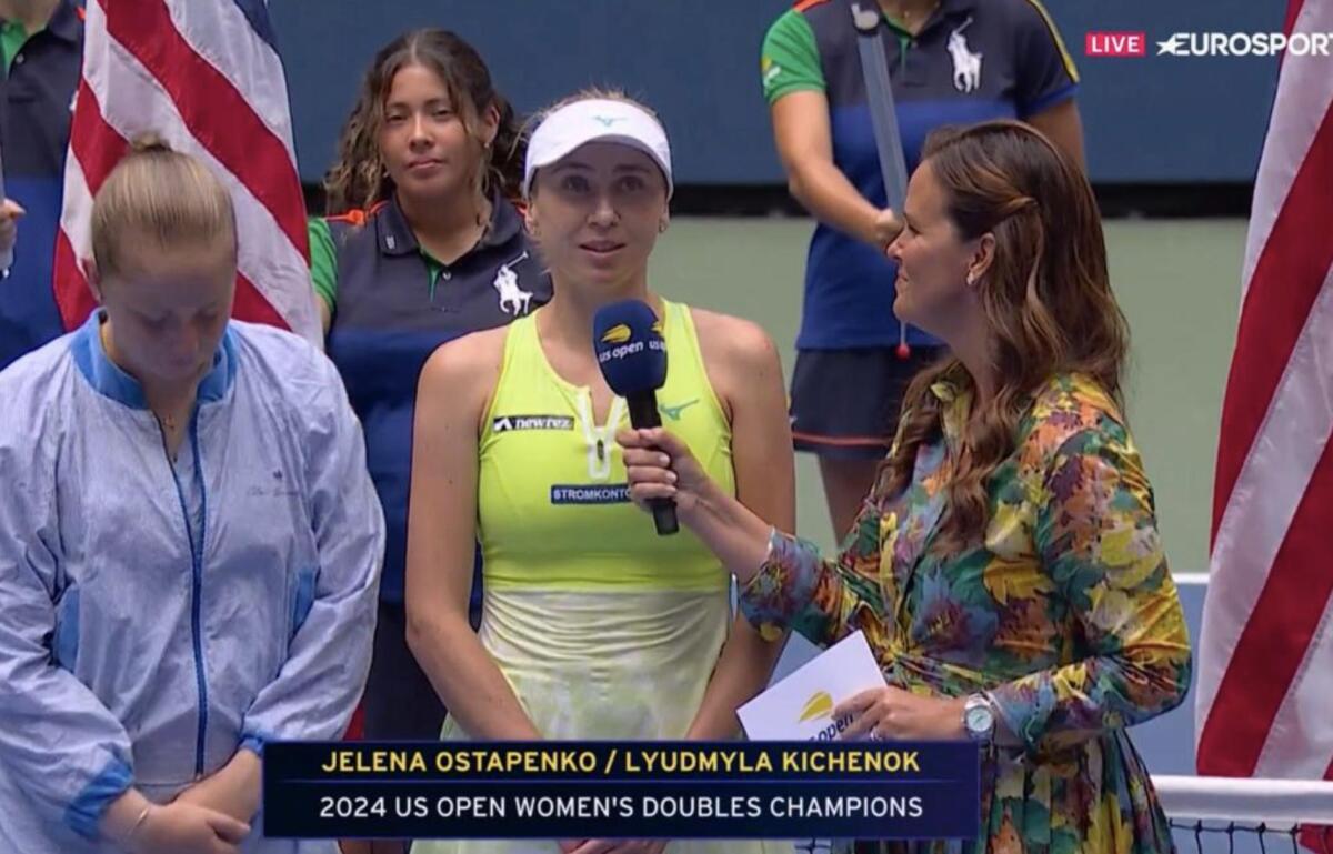 Українська тенісистка Людмила Кіченок у парному розряді стала чемпіонкою US Open-2024