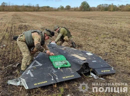 У Сумській області спеціалісти знешкодили збитий російський ударний БПЛА