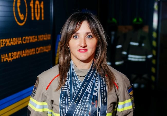 Українська рятувальниця стала чемпіонкою світу серед пожежників