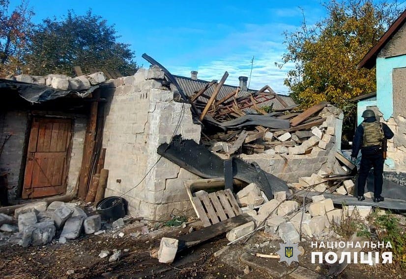 Армія рф обстріляла три населені пункти Донеччини: пошкоджено цивільні об’єкти