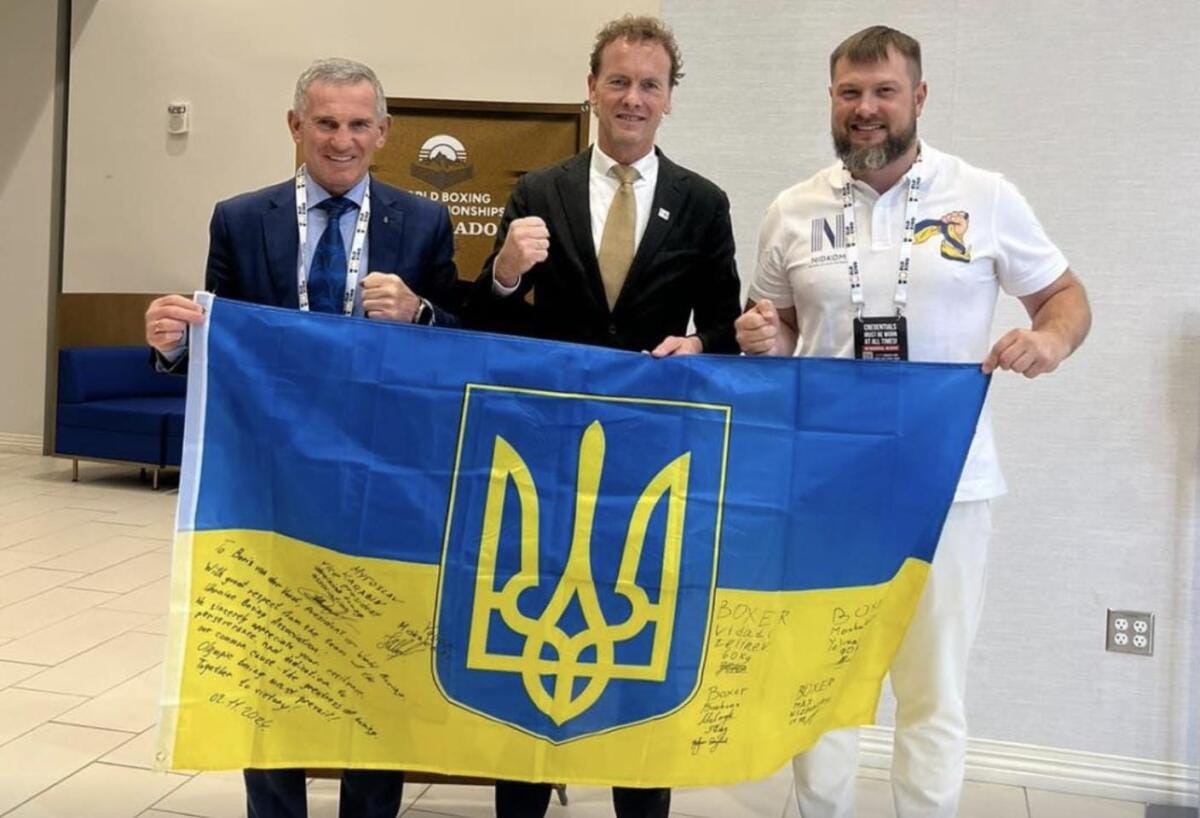 У США відбулася зустріч збірної України з боксу та президента WORLD BOXING Бориса ван дер Ворста