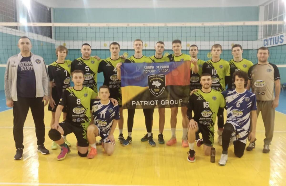 ВК «Група Патріот» здобув третю перемогу у чемпіонаті України серед чоловічих команд другої ліги з волейболу