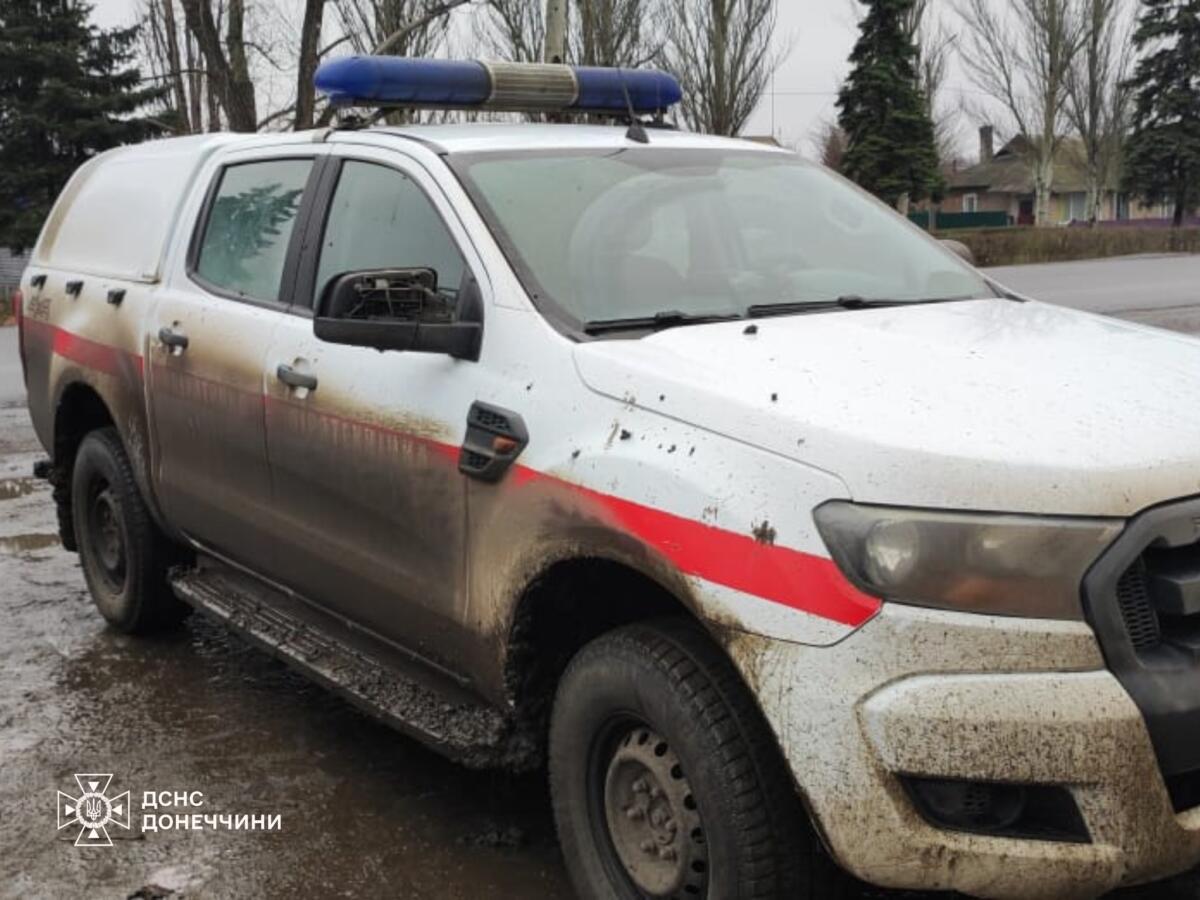 На Донеччині сапери ДСНС потрапили під ворожий обстріл