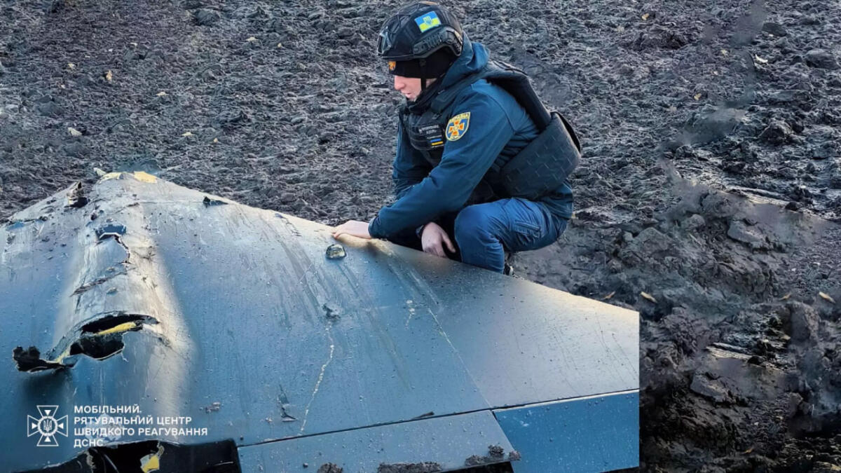 Російський безпілотник із бойовою частиною виявили у Київській області