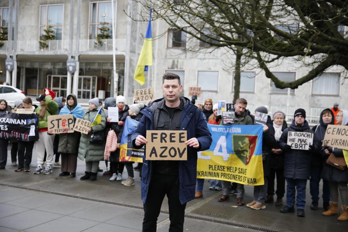 У Данії провели акцію на підтримку українських військовополонених