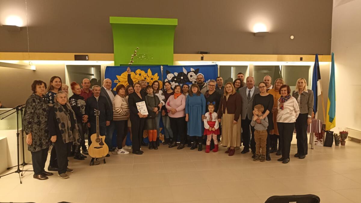 В Естонії Українське товариство «Калина» відзначило 15 річницю від заснування