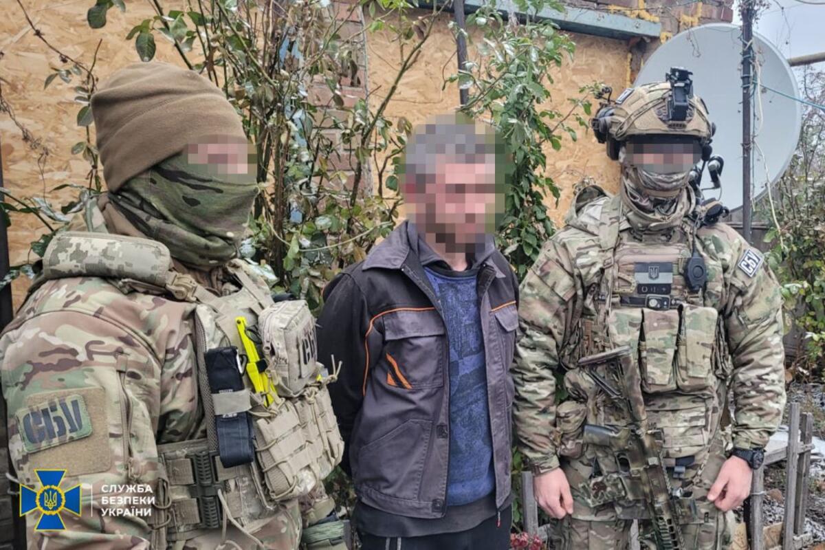 СБУ затримала російського агента, який шпигував за артпозиціями ЗСУ під Слов’янськом (фото)