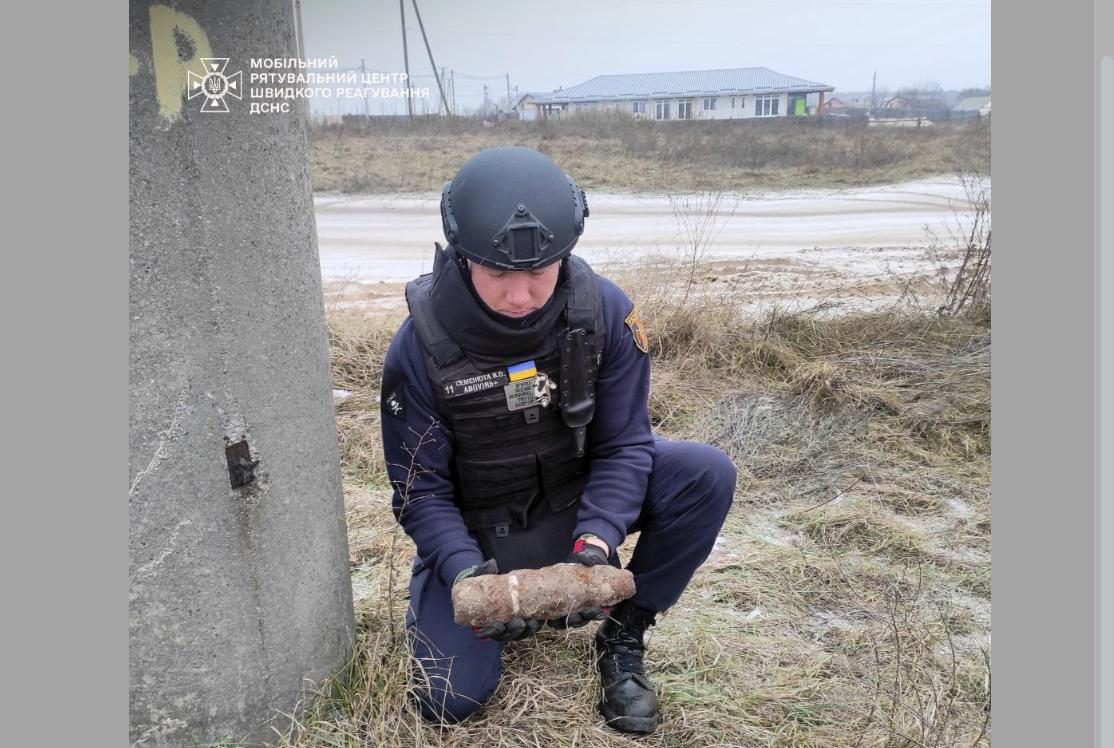 Снаряд часів Другої світової війни знешкодили спеціалісти у Київській області