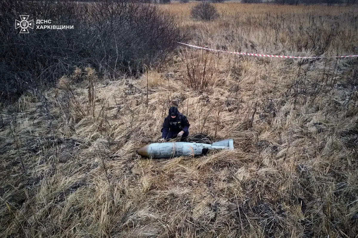 Харківщина: спеціалісти знешкодили п’ятсоткілограмову ворожу авіабомбу