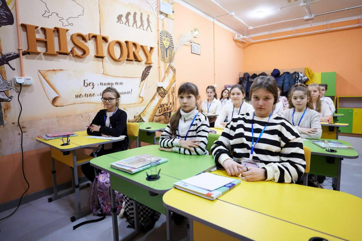 У Харкові відкрили ще одну підземну школу, де навчаються 750 дітей