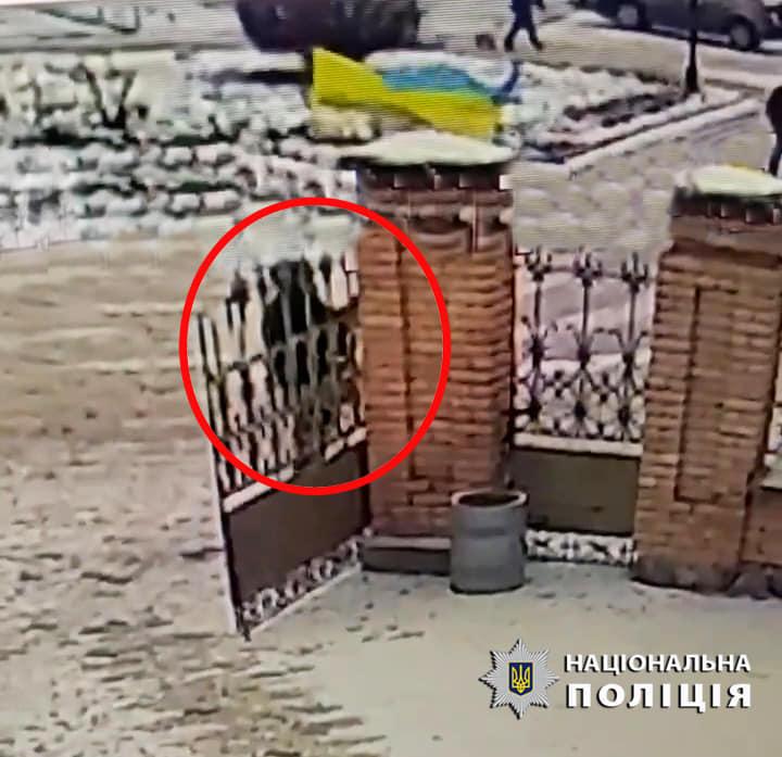 Про підозру чоловіку, який вчинив наругу над Державним Прапором, повідомили правоохоронці на Київщині