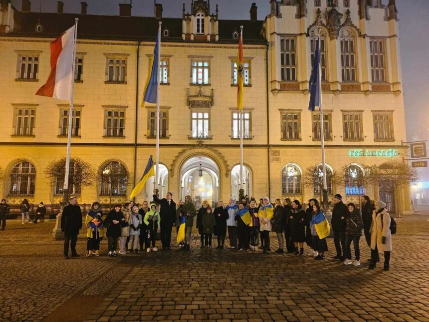 Акція до Дня Соборності України відбулася у Вроцлаві (ФОТО)
