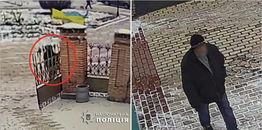 Український стяг з флагштока зірвав чоловік на Київщині: правоохоронці звернулися із закликом до громадян