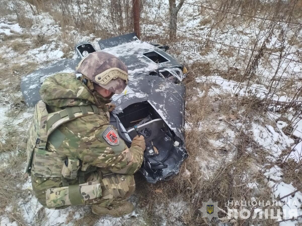 На Сумщині знешкодили бойову частину збитого російського дрона