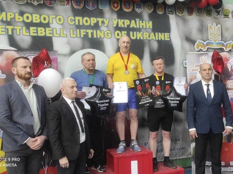 Донецькі ветерани – призери Чемпіонату України з гирьового спорту