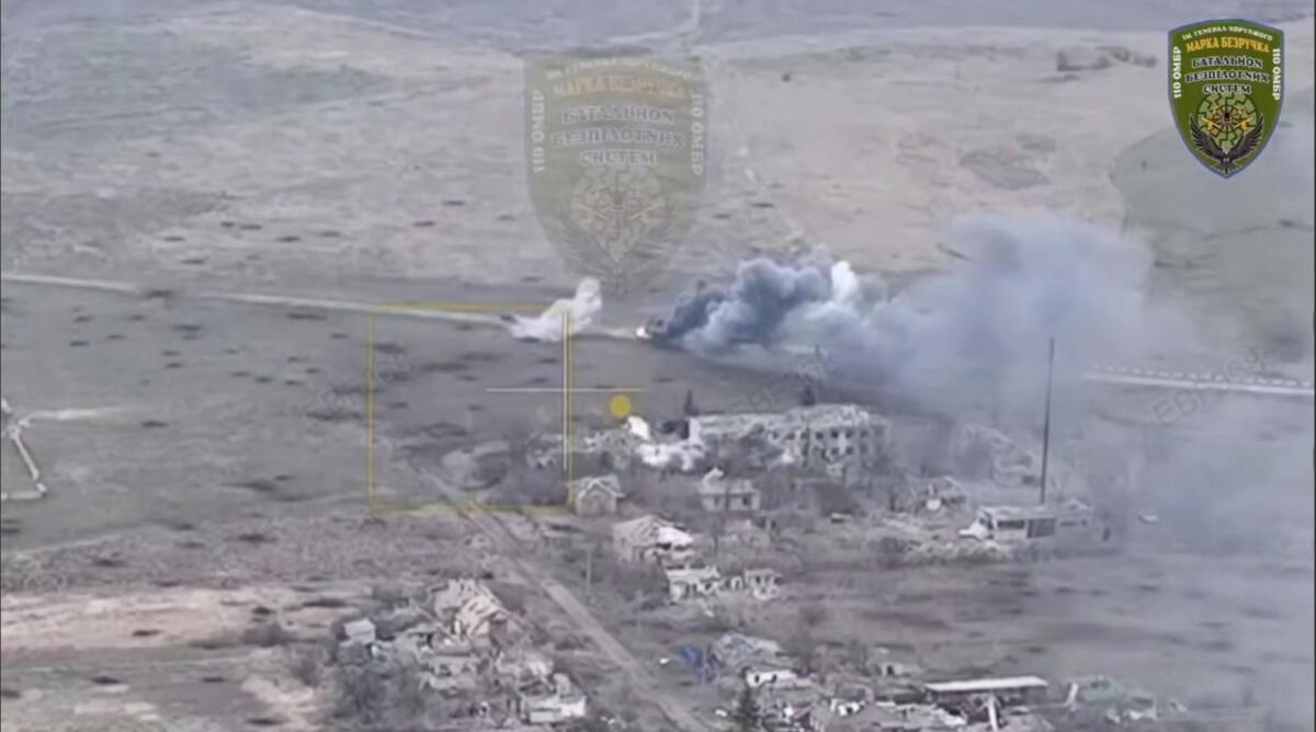 На Донеччині оборонці знищили ворожу техніку разом з особовим складом