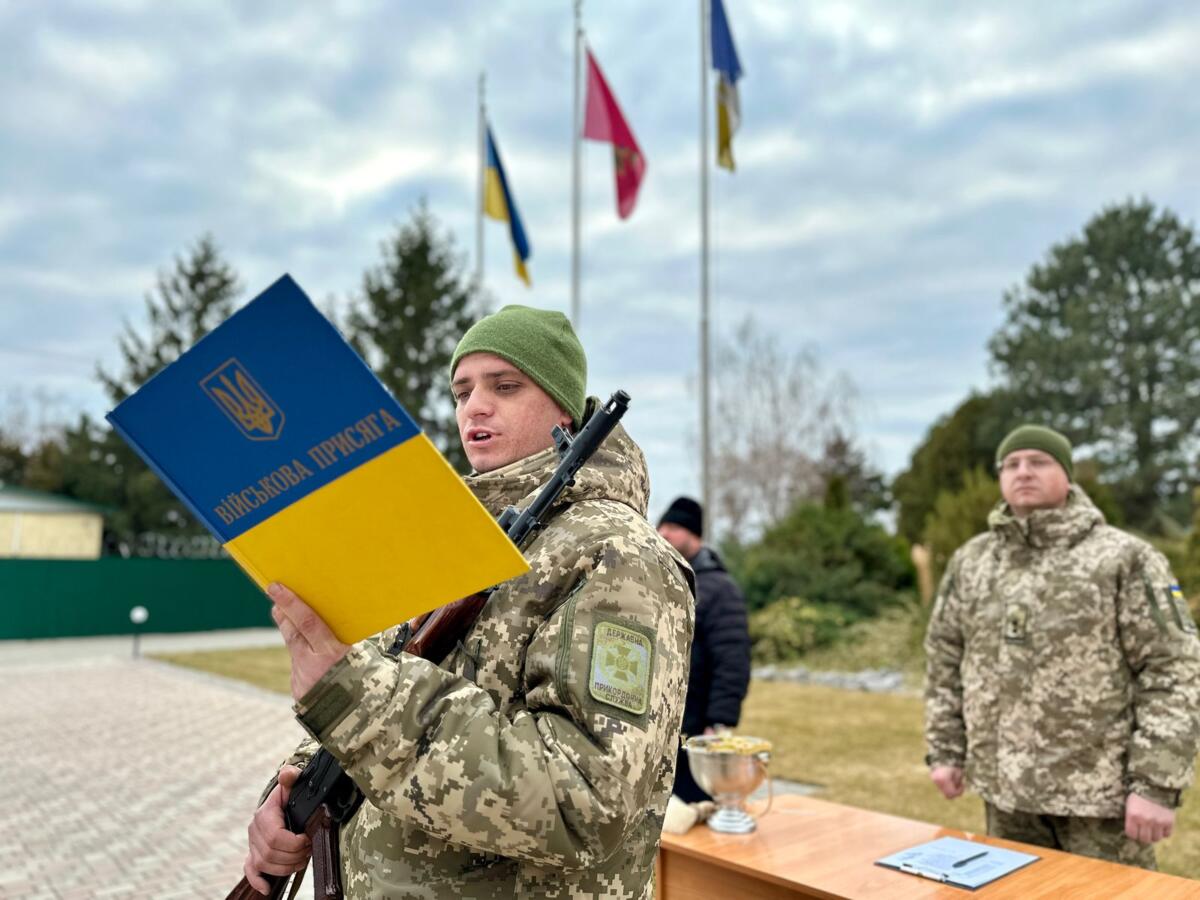 Прикордонники-новобранці на Одещині присягнули на вірність Україні (фото)
