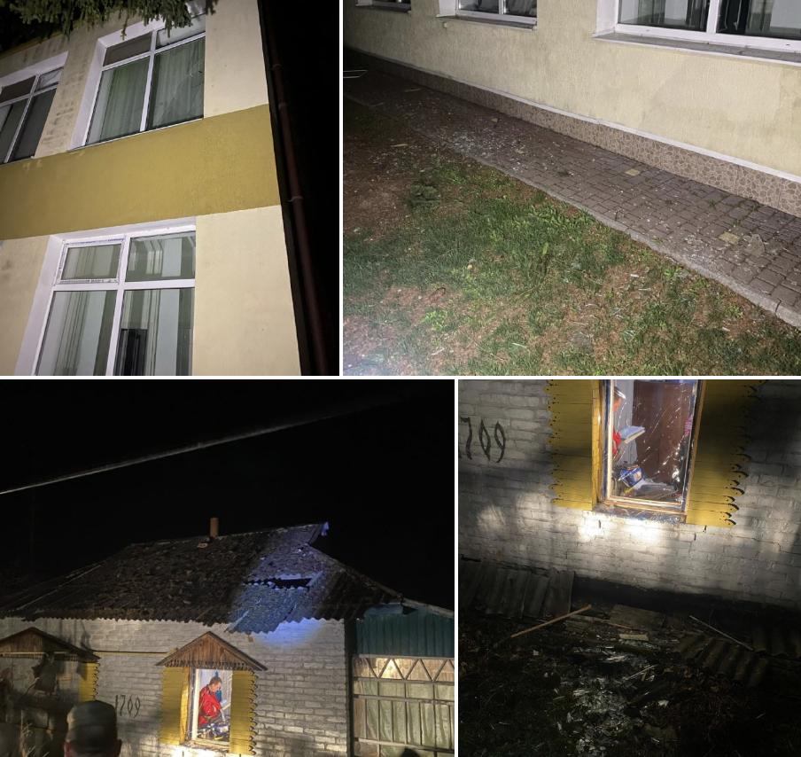 Полтавщина під ударом «Шахедів»: пошкоджено будівлю, адмінбудівлю і ЛЕП